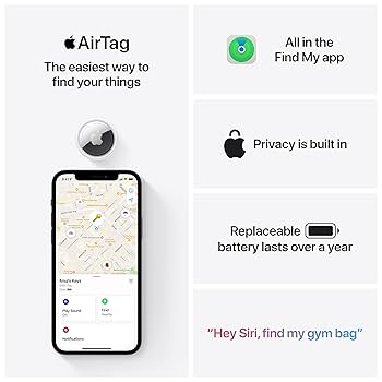 AirTag4個✖️2 Apple AirTag zestaw 4 sztuk : Amazon.pl: Elektronika